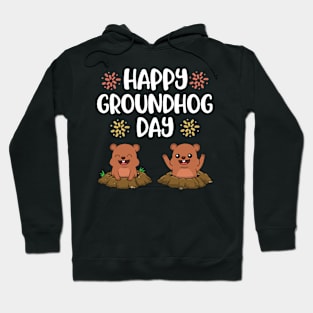 Happy Groundhog Day Funny Groundhog Day Gift Hoodie